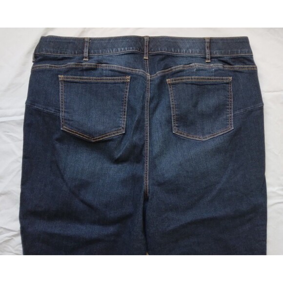 Torrid Crop Bombshell Skinny Jeans Blue Stretch Cotton Blend Womens Size 26 - Picture 8 of 10